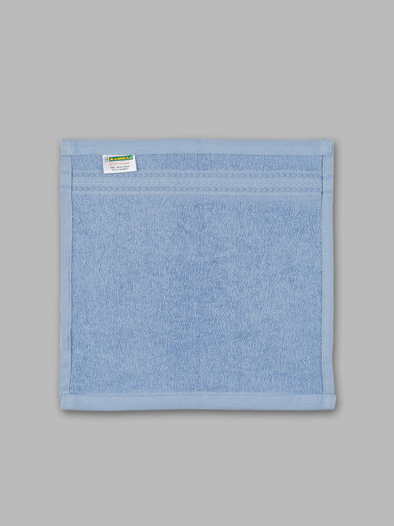 Premium Soft & Absorbent Blue Terry Face Towel FC3 ( Pack of 5 )