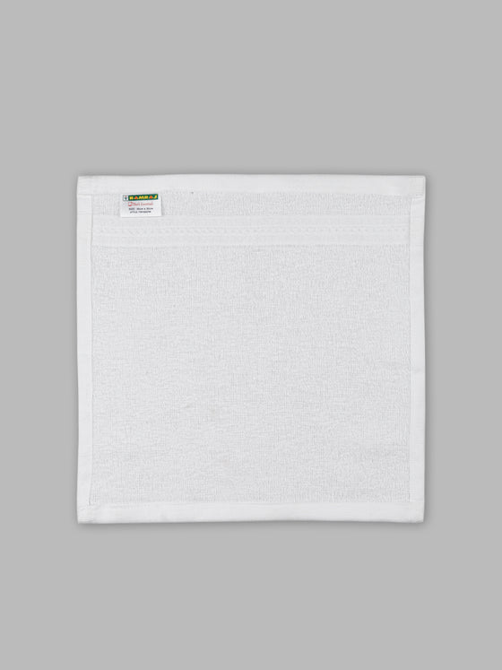Premium Soft & Absorbent White Terry Face Towel ( Pack of 5 )