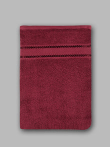  Premium Soft & Absorbent Maroon Terry Bath Towel