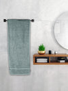 Premium Soft & Absorbent Green Terry Bath Towel