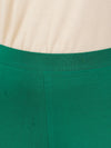 Ankle Fit Spandex Stretchable Leggings D Green