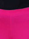 Ankle Fit Spandex Stretchable Leggings M Pink