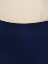 Ankle Fit Spandex Stretchable Leggings Light Navy